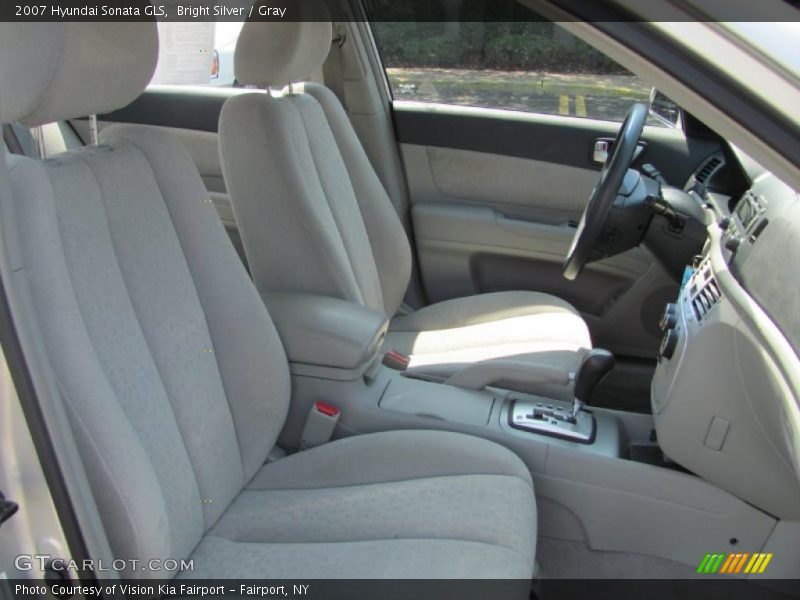 Bright Silver / Gray 2007 Hyundai Sonata GLS