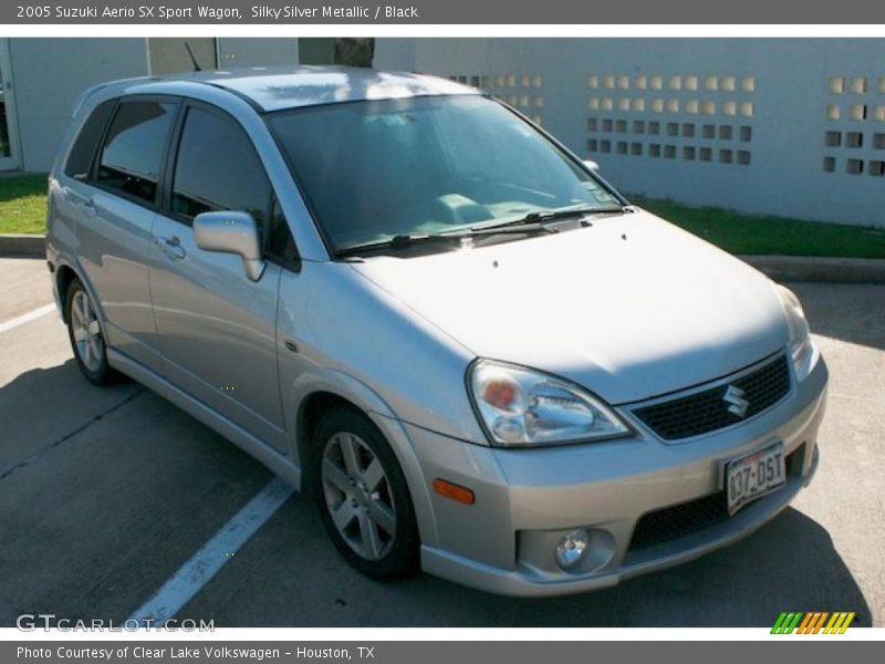 Silky Silver Metallic / Black 2005 Suzuki Aerio SX Sport Wagon