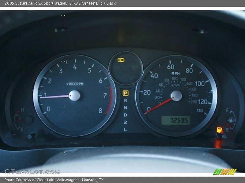 Silky Silver Metallic / Black 2005 Suzuki Aerio SX Sport Wagon