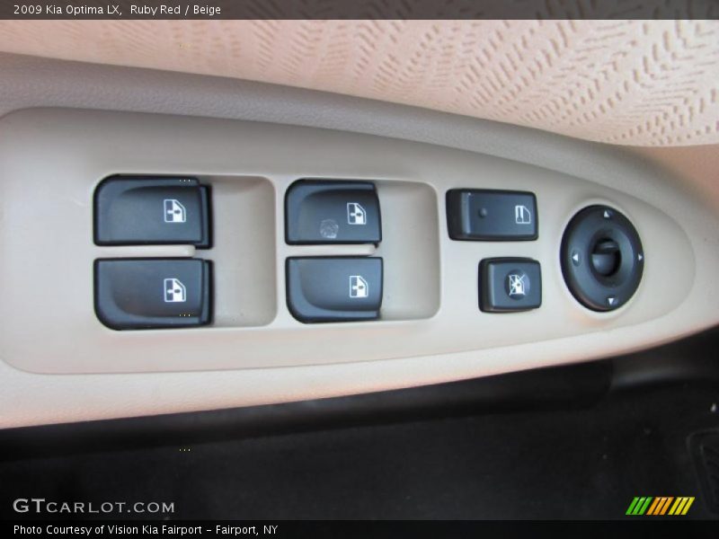 Ruby Red / Beige 2009 Kia Optima LX