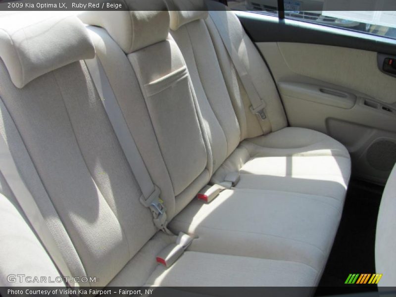 Ruby Red / Beige 2009 Kia Optima LX