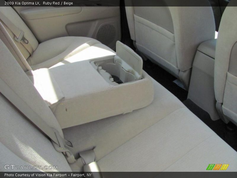 Ruby Red / Beige 2009 Kia Optima LX