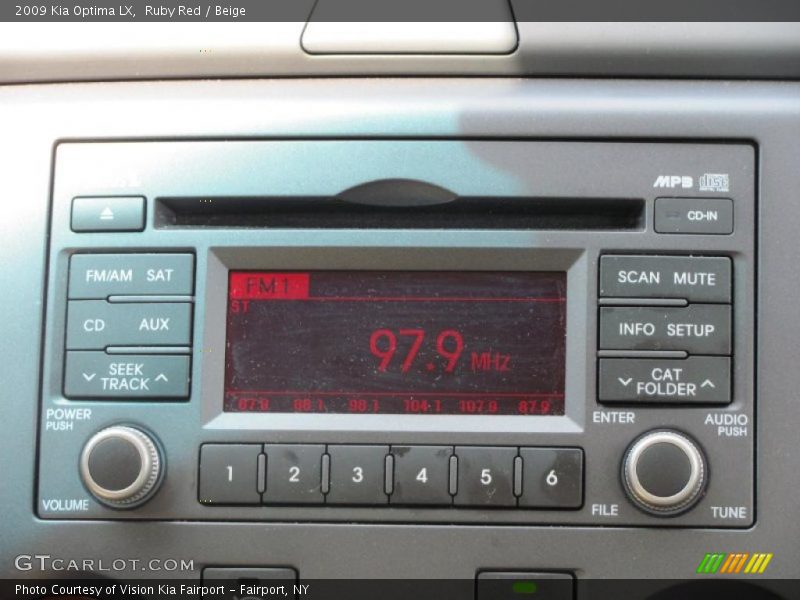 Ruby Red / Beige 2009 Kia Optima LX