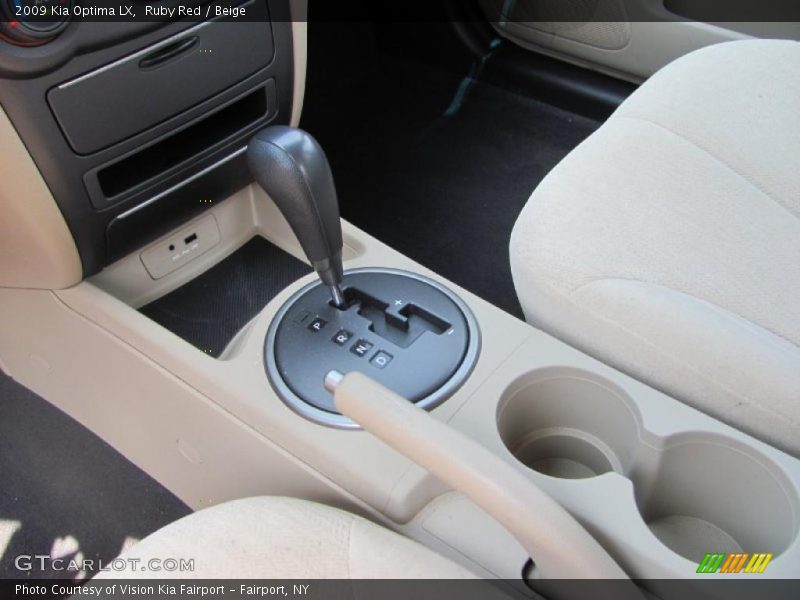 Ruby Red / Beige 2009 Kia Optima LX