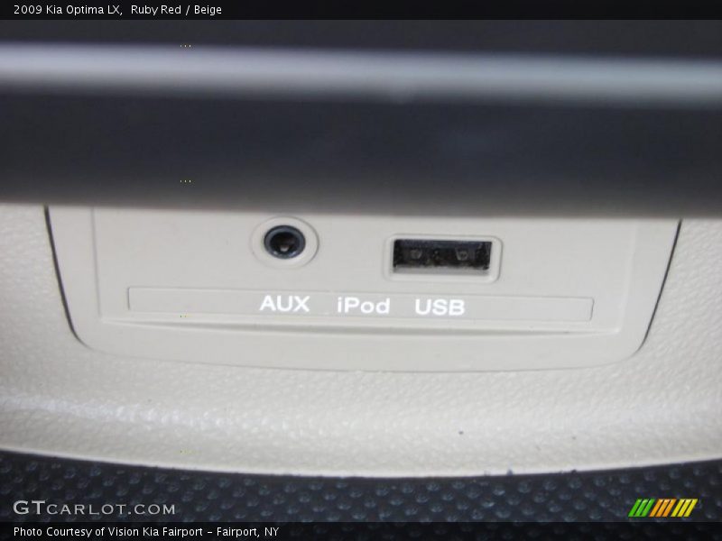 Ruby Red / Beige 2009 Kia Optima LX