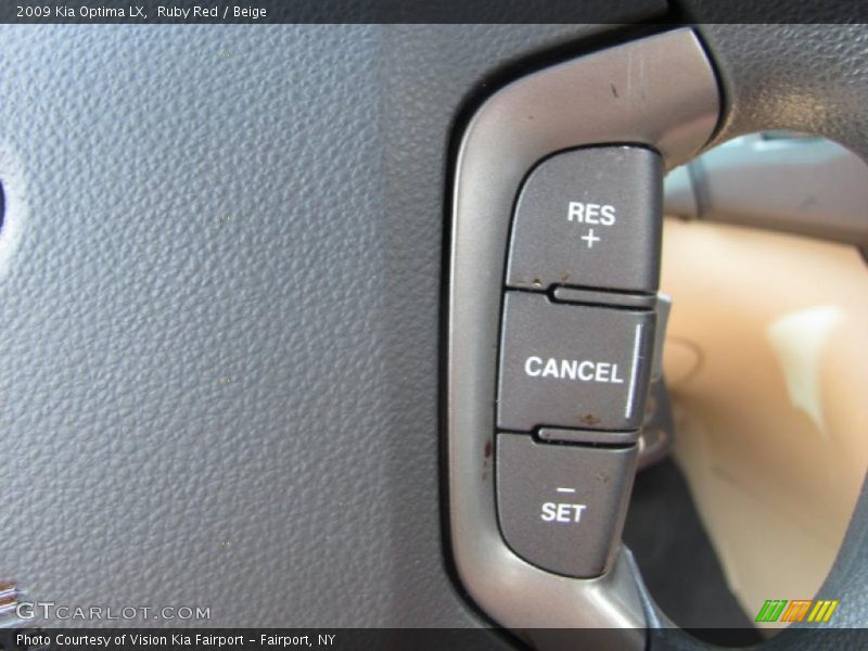 Ruby Red / Beige 2009 Kia Optima LX