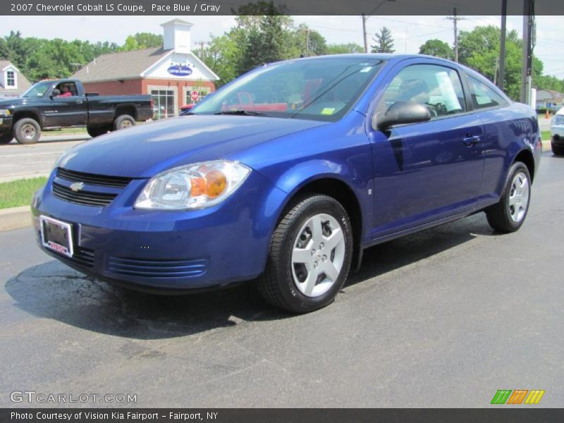 Pace Blue / Gray 2007 Chevrolet Cobalt LS Coupe