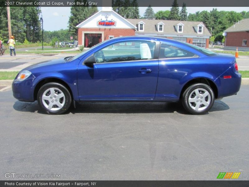 Pace Blue / Gray 2007 Chevrolet Cobalt LS Coupe
