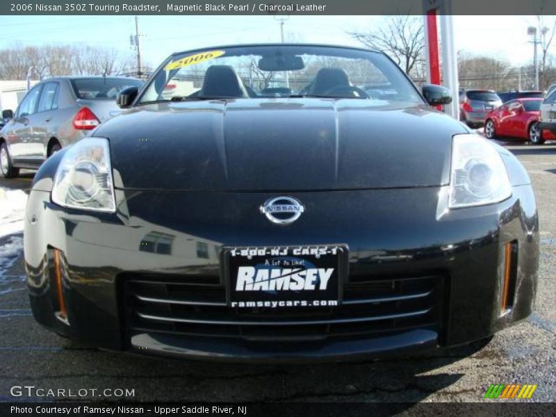 Magnetic Black Pearl / Charcoal Leather 2006 Nissan 350Z Touring Roadster