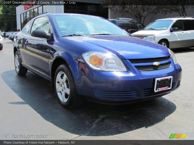 Pace Blue / Gray 2007 Chevrolet Cobalt LS Coupe
