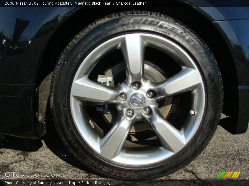 Magnetic Black Pearl / Charcoal Leather 2006 Nissan 350Z Touring Roadster
