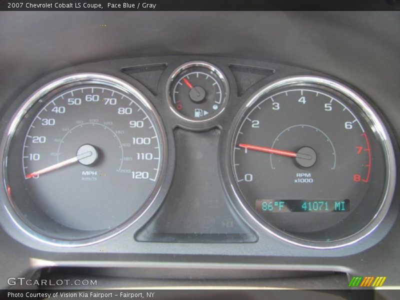 Pace Blue / Gray 2007 Chevrolet Cobalt LS Coupe