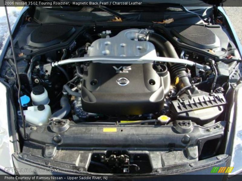 Magnetic Black Pearl / Charcoal Leather 2006 Nissan 350Z Touring Roadster