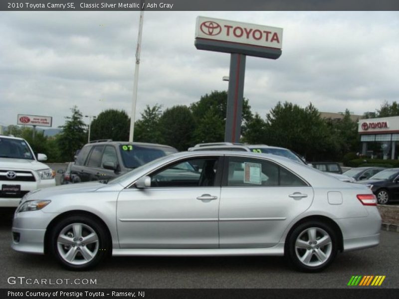 Classic Silver Metallic / Ash Gray 2010 Toyota Camry SE