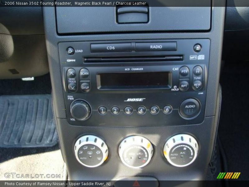 Magnetic Black Pearl / Charcoal Leather 2006 Nissan 350Z Touring Roadster