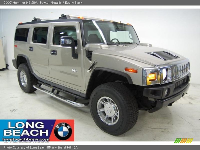 Pewter Metallic / Ebony Black 2007 Hummer H2 SUV