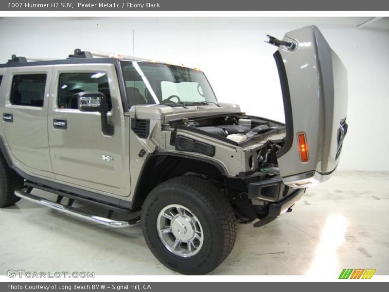 Pewter Metallic / Ebony Black 2007 Hummer H2 SUV