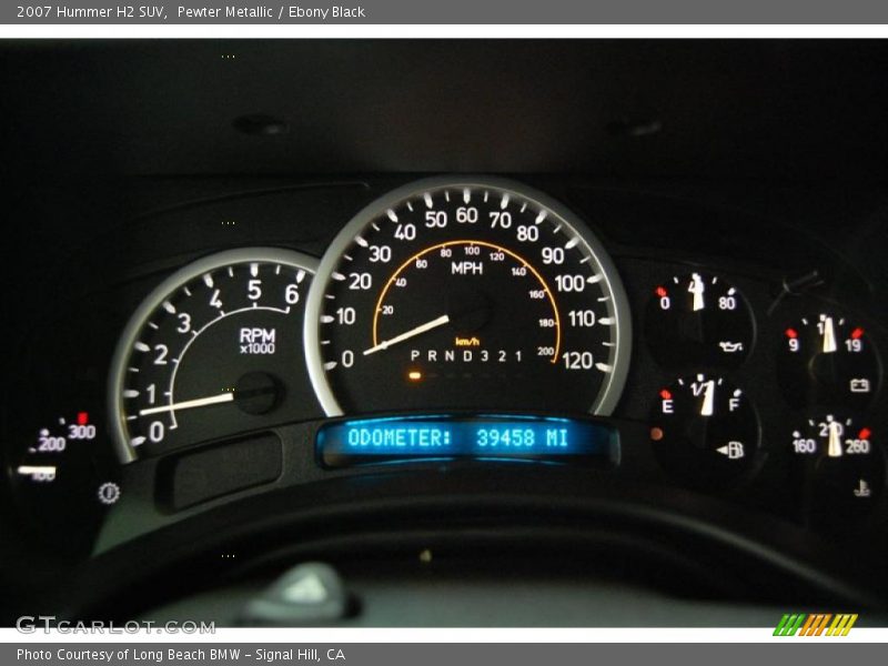 Pewter Metallic / Ebony Black 2007 Hummer H2 SUV