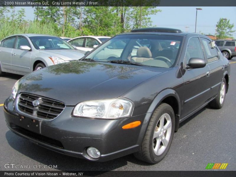 Gray Lustre Metallic / Frost 2000 Nissan Maxima GLE