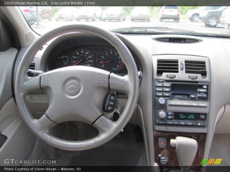 Gray Lustre Metallic / Frost 2000 Nissan Maxima GLE