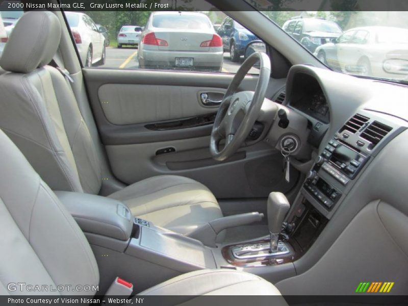 Gray Lustre Metallic / Frost 2000 Nissan Maxima GLE