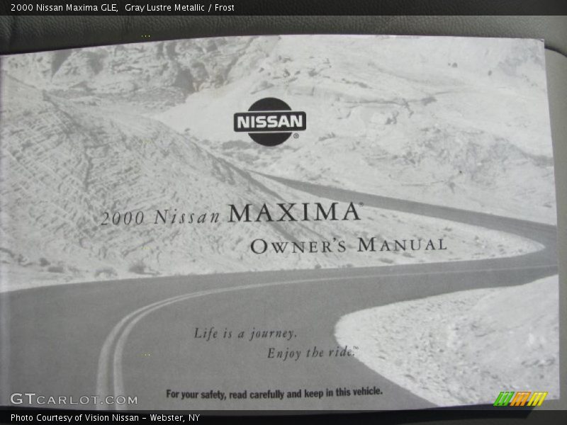 Gray Lustre Metallic / Frost 2000 Nissan Maxima GLE