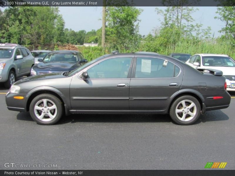 Gray Lustre Metallic / Frost 2000 Nissan Maxima GLE