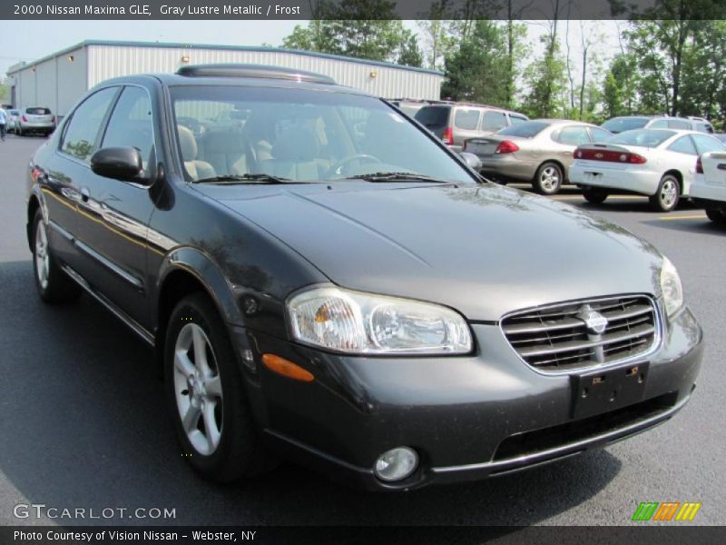 Gray Lustre Metallic / Frost 2000 Nissan Maxima GLE