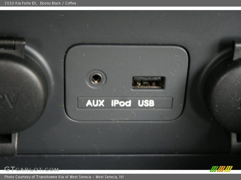 Ebony Black / Coffee 2010 Kia Forte EX