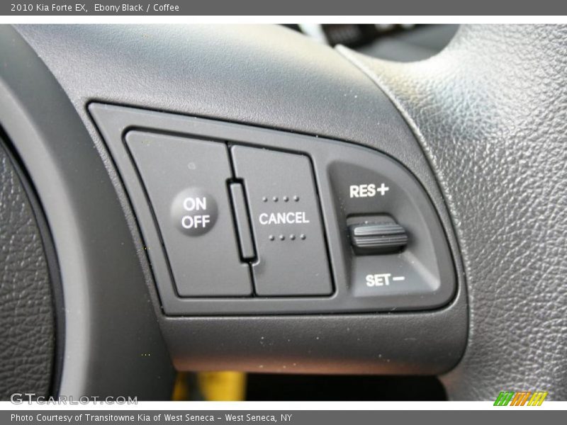 Ebony Black / Coffee 2010 Kia Forte EX