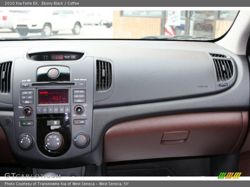 Ebony Black / Coffee 2010 Kia Forte EX