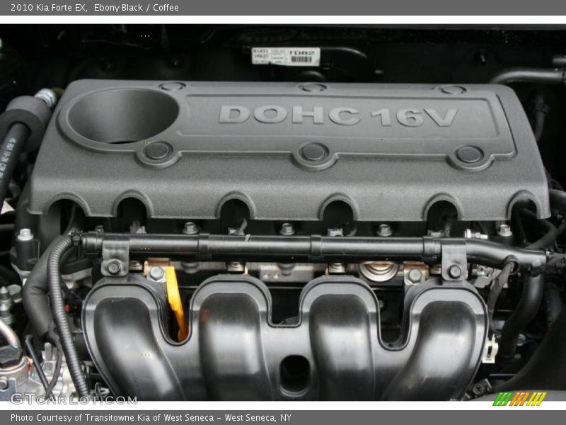 Ebony Black / Coffee 2010 Kia Forte EX