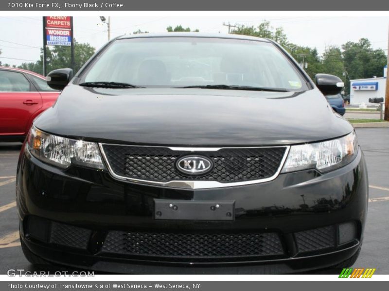 Ebony Black / Coffee 2010 Kia Forte EX