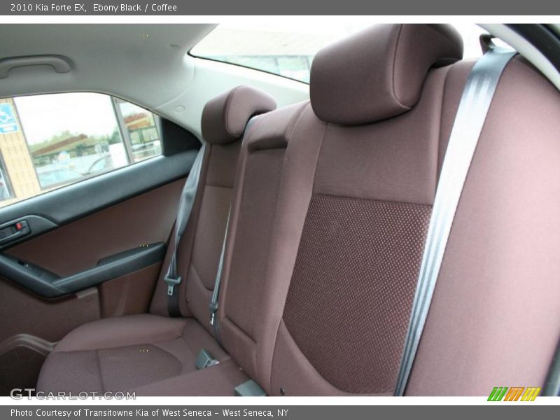 Ebony Black / Coffee 2010 Kia Forte EX