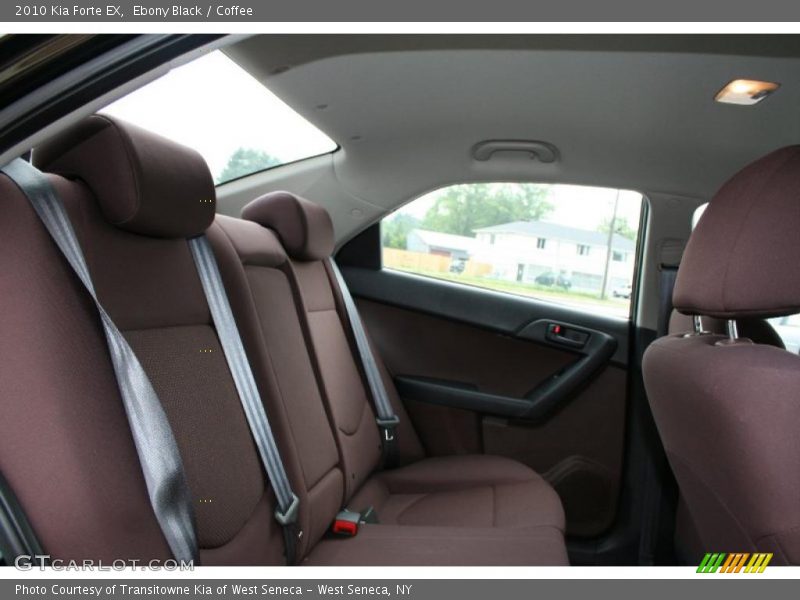 Ebony Black / Coffee 2010 Kia Forte EX