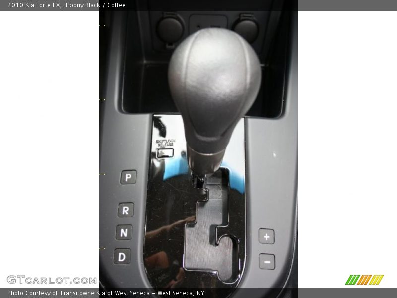 Ebony Black / Coffee 2010 Kia Forte EX