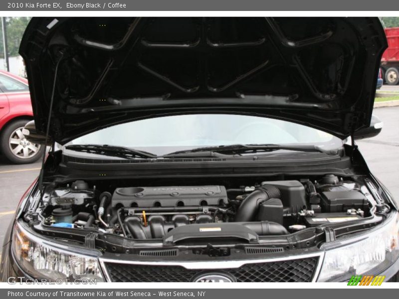 Ebony Black / Coffee 2010 Kia Forte EX