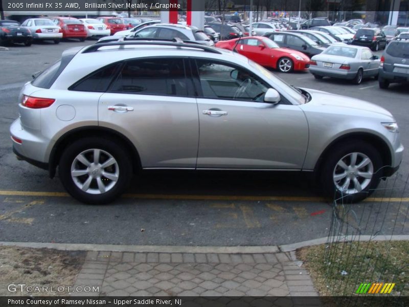 Brilliant Silver Metallic / Graphite 2005 Infiniti FX 35 AWD