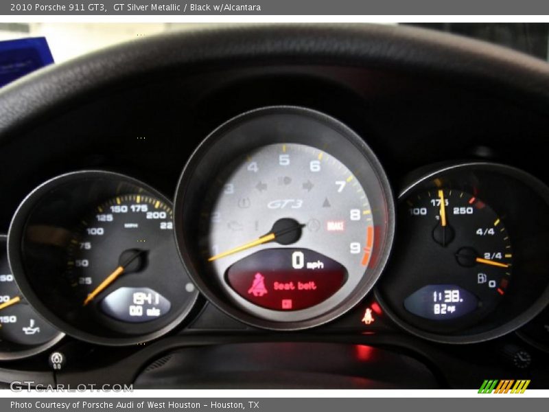 GT Silver Metallic / Black w/Alcantara 2010 Porsche 911 GT3