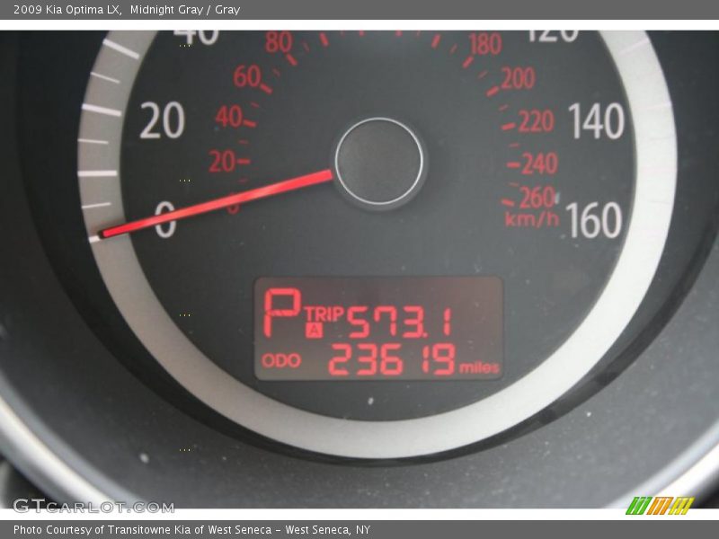 Midnight Gray / Gray 2009 Kia Optima LX