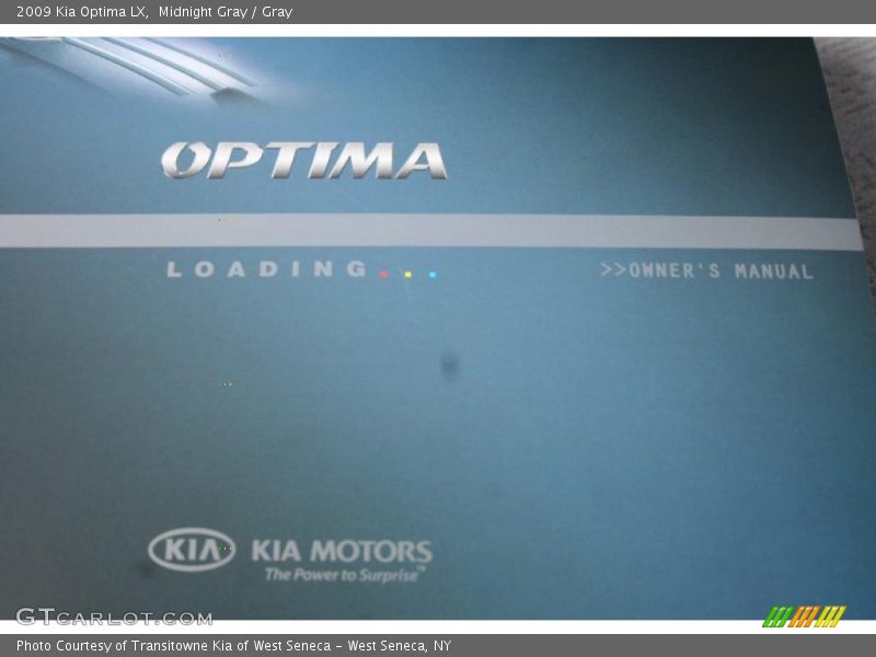 Midnight Gray / Gray 2009 Kia Optima LX