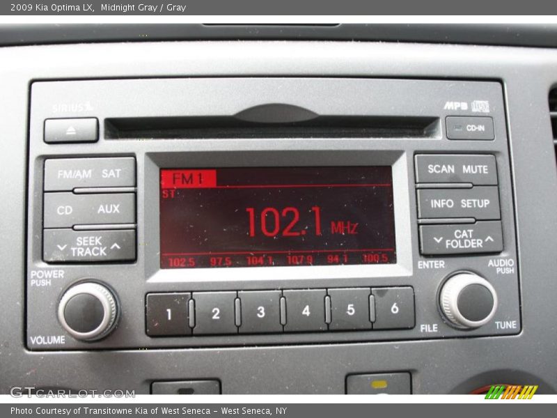 Midnight Gray / Gray 2009 Kia Optima LX