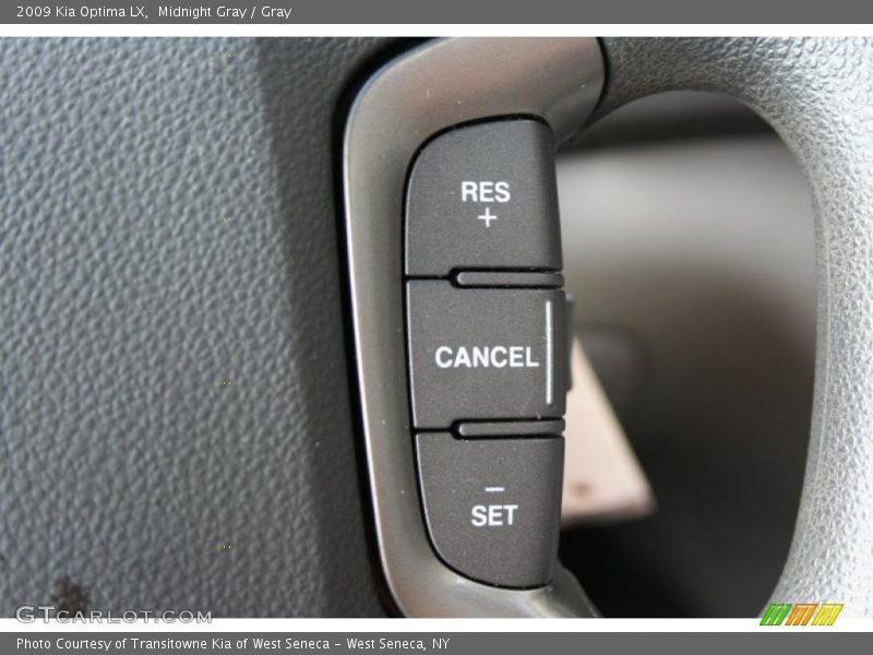 Midnight Gray / Gray 2009 Kia Optima LX