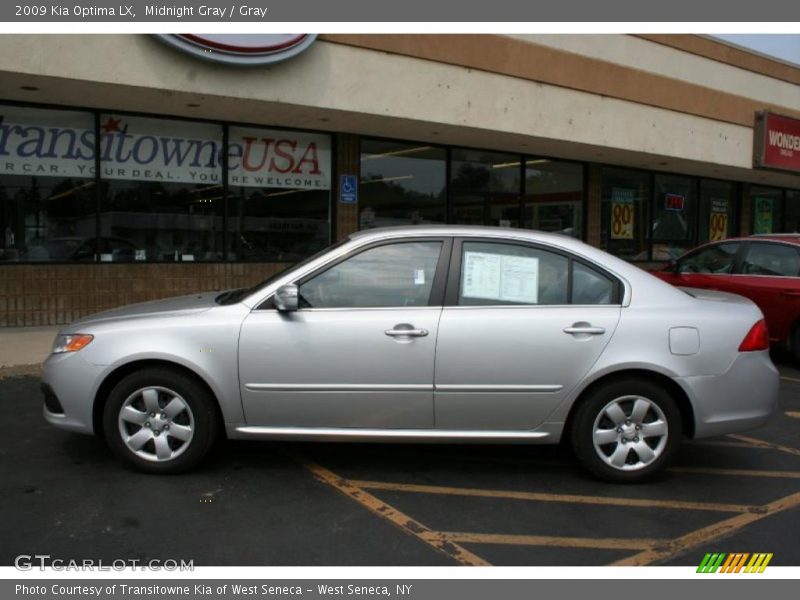 Midnight Gray / Gray 2009 Kia Optima LX