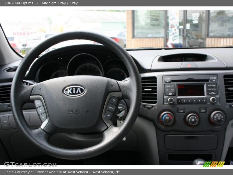 Midnight Gray / Gray 2009 Kia Optima LX