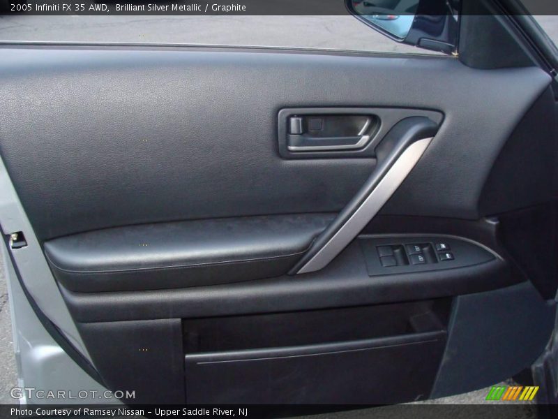 Brilliant Silver Metallic / Graphite 2005 Infiniti FX 35 AWD