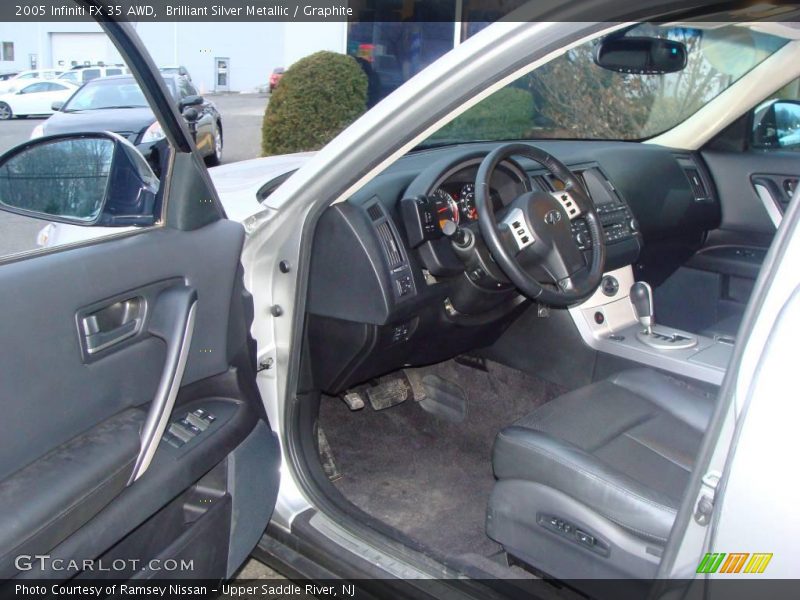 Brilliant Silver Metallic / Graphite 2005 Infiniti FX 35 AWD