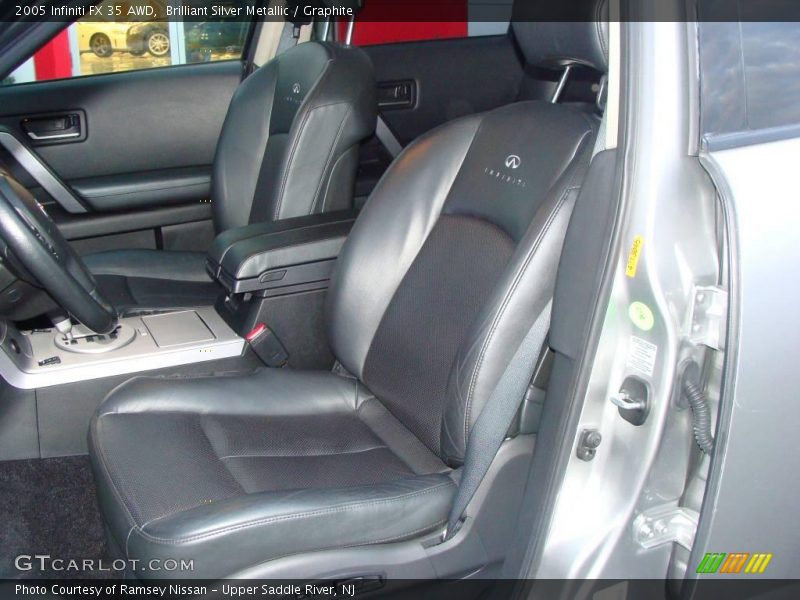 Brilliant Silver Metallic / Graphite 2005 Infiniti FX 35 AWD
