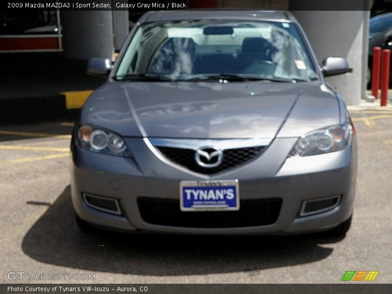 Galaxy Gray Mica / Black 2009 Mazda MAZDA3 i Sport Sedan