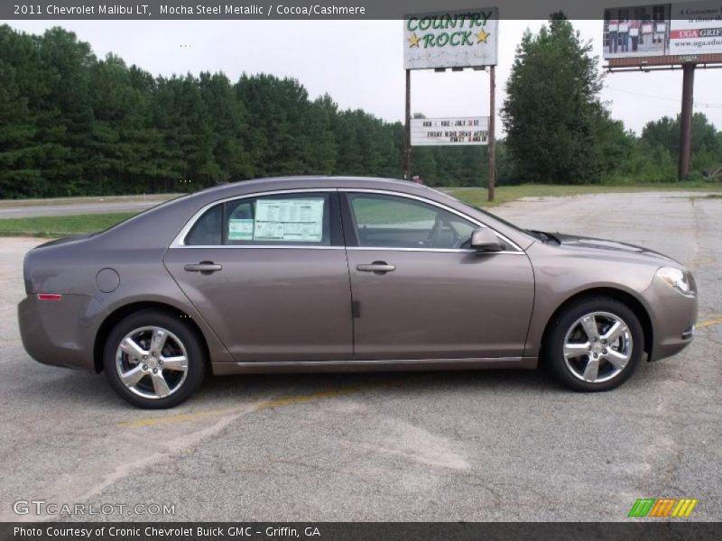 Mocha Steel Metallic / Cocoa/Cashmere 2011 Chevrolet Malibu LT
